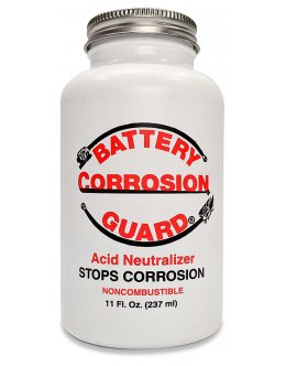 Battery Corrosion Guard® 11oz Bottle with Built-In Applicator Brush • NEW