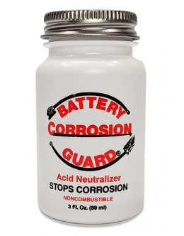Battery Corrosion Guard® 3oz Bottle with Built-In Applicator Brush • NEW