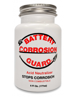 Battery Corrosion Guard® 6oz Bottle with Built-In Applicator Brush • NEW